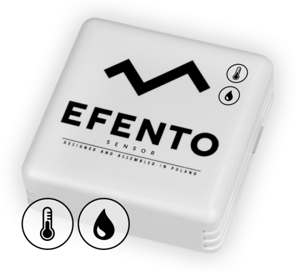 Efento BLE temperature and humidity sensor