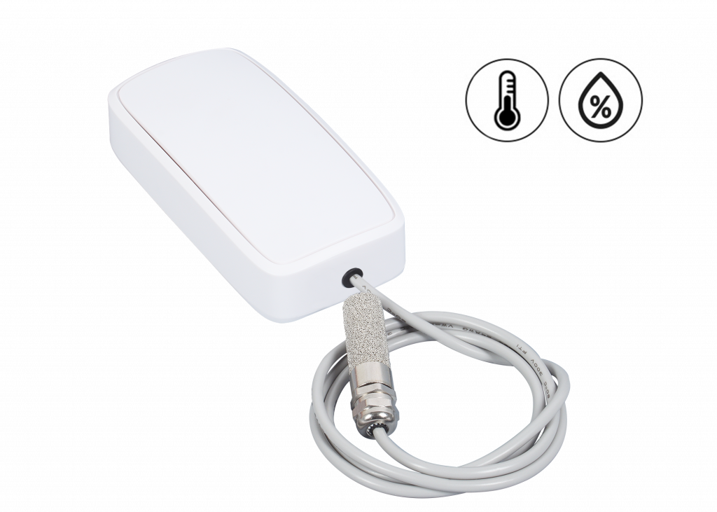 Wireless temperature and humidity logger with external probe - NB-IoT ...