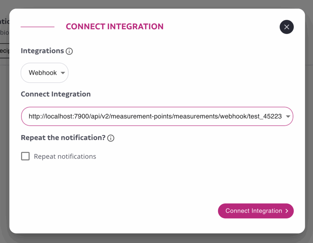 Efento Cloud - webhooks integration - Efento
