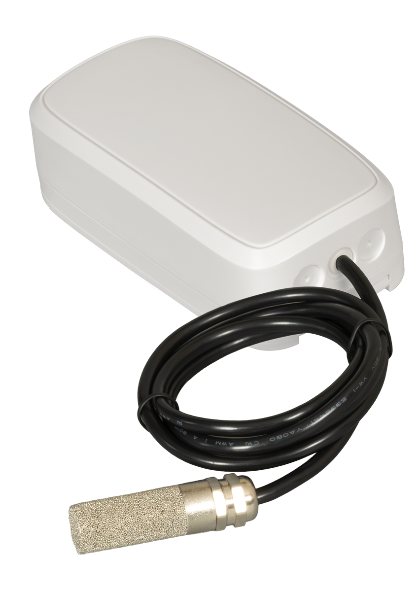 Wireless temperature and humidity logger with external probe - NB-IoT