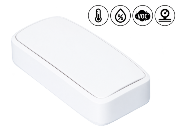 Wireless air quality, atmospheric pressure, temperature and humidity logger